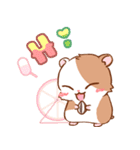 Cute Hamster an Emoticon（個別スタンプ：1）