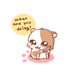 Cute Hamster an Emoticon（個別スタンプ：14）