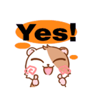 Cute Hamster an Emoticon（個別スタンプ：30）