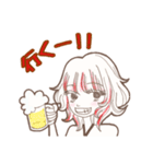 マリコ！今日も呑んでます！（個別スタンプ：3）