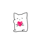はんぺん猫。（個別スタンプ：8）