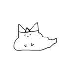 はんぺん猫。（個別スタンプ：21）