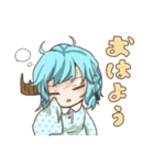 つのっ子ちゃんとうさぎ人魚ちゃん（個別スタンプ：4）