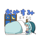 つのっ子ちゃんとうさぎ人魚ちゃん（個別スタンプ：10）