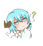 つのっ子ちゃんとうさぎ人魚ちゃん（個別スタンプ：13）