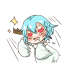 つのっ子ちゃんとうさぎ人魚ちゃん（個別スタンプ：14）