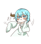 つのっ子ちゃんとうさぎ人魚ちゃん（個別スタンプ：19）