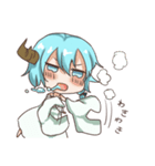 つのっ子ちゃんとうさぎ人魚ちゃん（個別スタンプ：25）