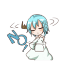 つのっ子ちゃんとうさぎ人魚ちゃん（個別スタンプ：28）