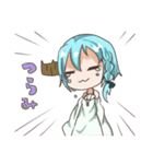 つのっ子ちゃんとうさぎ人魚ちゃん（個別スタンプ：29）