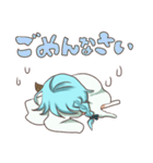つのっ子ちゃんとうさぎ人魚ちゃん（個別スタンプ：30）