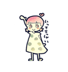 ゆるふわかのじょ（個別スタンプ：2）