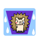 ハリネズミくんの喜怒哀楽（個別スタンプ：4）