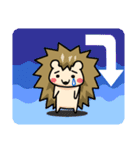 ハリネズミくんの喜怒哀楽（個別スタンプ：9）