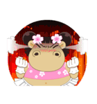Hippo (Eng)（個別スタンプ：21）