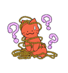 いけいけ赤ネコ（個別スタンプ：2）