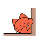 いけいけ赤ネコ（個別スタンプ：25）