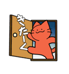 いけいけ赤ネコ（個別スタンプ：27）