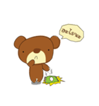 Muffin Kuma : Bear chocolate.（個別スタンプ：18）