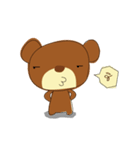 Muffin Kuma : Bear chocolate.（個別スタンプ：26）