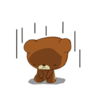 Muffin Kuma : Bear chocolate.（個別スタンプ：28）