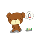 Muffin Kuma : Bear chocolate.（個別スタンプ：31）