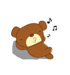 Muffin Kuma : Bear chocolate.（個別スタンプ：34）