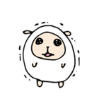 ペンとひつじとうし（個別スタンプ：24）