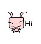 Box Zoo bunny（個別スタンプ：34）