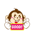 ハッピーモンキー（個別スタンプ：9）