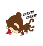 ハッピーモンキー（個別スタンプ：20）