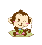 ハッピーモンキー（個別スタンプ：36）