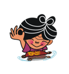 Mak Kawung, witty ＆ cute grandma ever！（個別スタンプ：4）