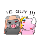 Fatty Piggy (ENG)（個別スタンプ：2）