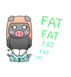 Fatty Piggy (ENG)（個別スタンプ：20）