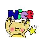 ぽっちゃりくまさん。よく使う言葉と共に。（個別スタンプ：6）