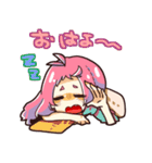 ネズミ娘の日常スタンプ。（個別スタンプ：1）
