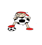 ball boy red cap（個別スタンプ：17）