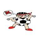 ball boy red cap（個別スタンプ：35）