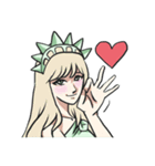 AsB - The Statue Of Liberty Heart Play（個別スタンプ：6）