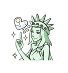 AsB - The Statue Of Liberty Heart Play（個別スタンプ：10）