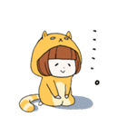 きぐるみねこちゃん（個別スタンプ：8）