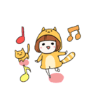 きぐるみねこちゃん（個別スタンプ：15）