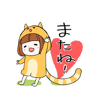 きぐるみねこちゃん（個別スタンプ：40）