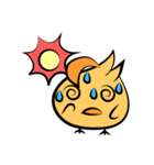 Bird and cat.（個別スタンプ：12）