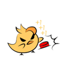 Bird and cat.（個別スタンプ：19）