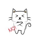 Bird and cat.（個別スタンプ：27）