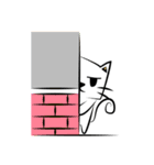 Bird and cat.（個別スタンプ：31）