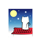 Bird and cat.（個別スタンプ：32）
