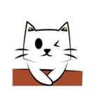 Bird and cat.（個別スタンプ：34）